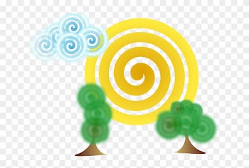 Plants, Sun, Cartoon, Clouds, Trees, Weather, Sunny - Landscape