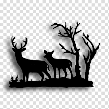 Plasma Cut Design |Deer Scene