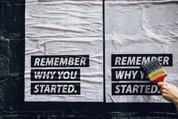 Plastering Up Motivational Posters