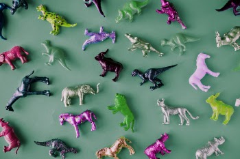 Plastic Animal Toy Lot