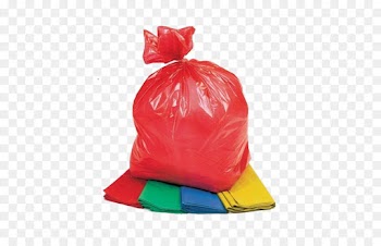 Plastic Bag, Bin Bag, Waste, Red PNG