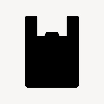 Plastic bag icon, simple flat | Free Icons - rawpixel