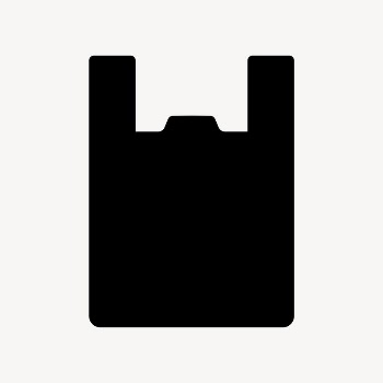 Plastic bag icon, simple flat | Free Icons - rawpixel