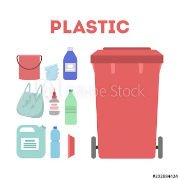 Plastic garbage set