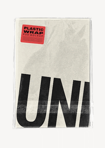 Plastic wrap mockup, editable design | Free PSD Mockup - rawpixel