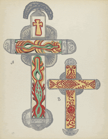 Plate 47: Crosses of Tin: | Free Photo - rawpixel