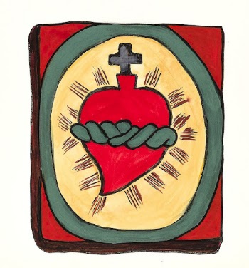 Plate 50: Sacred Heart: From | Free Photo Illustration - rawpixel