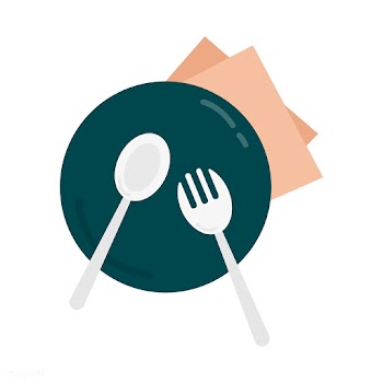 Plate and cuttlery graphic illustration | Free stock vector - 424922