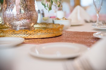Plate Beside Brown Tray
