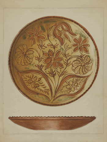 Plate by Hedwig Emanuel.  | Free Photo - rawpixel