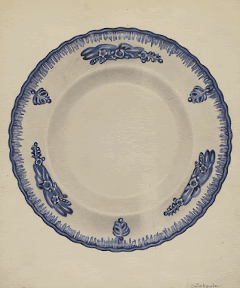 Plate (ca.1936) by Erwin Schwabe. | Free Photo - rawpixel