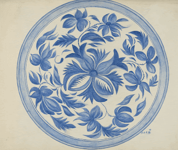 Plate (ca.1936) by Margaret Stottlemeyer. | Free Photo - rawpixel