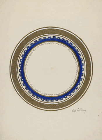 Plate (ca.1940) by Edith Olney. | Free Photo - rawpixel