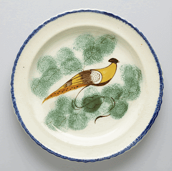 Plate, ceramic-porcelain, decorated with yellow | Free Photo - rawpixel