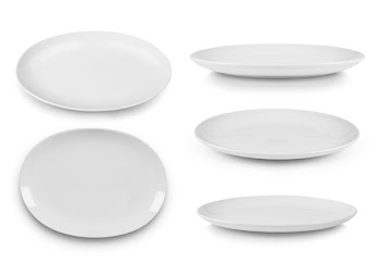 plate isolated on white background