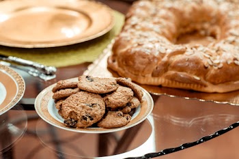 Plate of Chocolate Chip Cookies