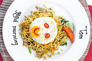 Plate of Stir Fried Noodle