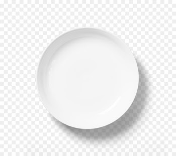Plate Tableware Circle - White dish 