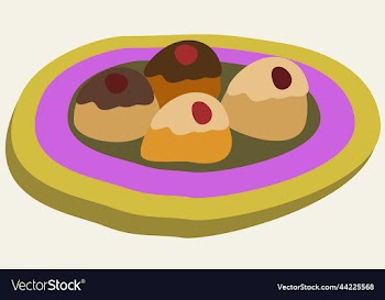 plate with cookies