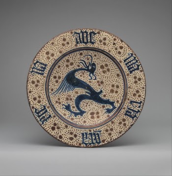 Plate with Dragon and Ave | Free Photo - rawpixel