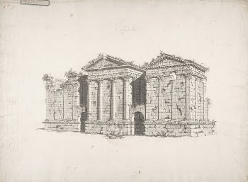 Plate XV Back of Temple | Free Photo - rawpixel