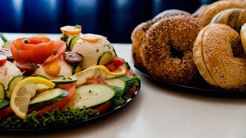 Plated Bagel & Lox