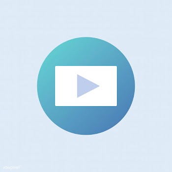 Play button icon vector in blue | Free stock vector - 486887