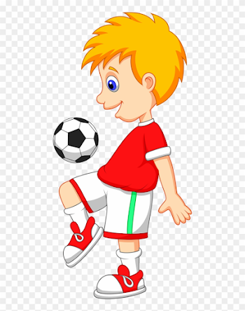 Play Football Cartoon - Free Transparent PNG Clipart Images Download
