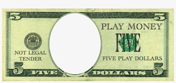 Play Money Templates Free Customizable Downloads - 5 Dollar Play ...