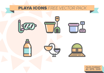 Playa Icons Free Vector Pack
