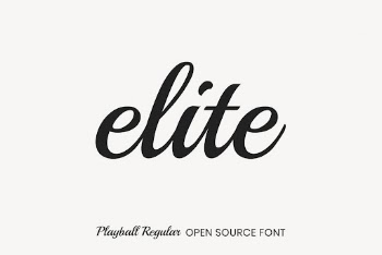 Playball Regular open source font | Free Font Add-on - rawpixel