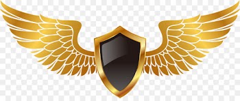 PlayerUnknowns Battlegrounds Maltese cross Decal Security - Vector hand painted gold wings 