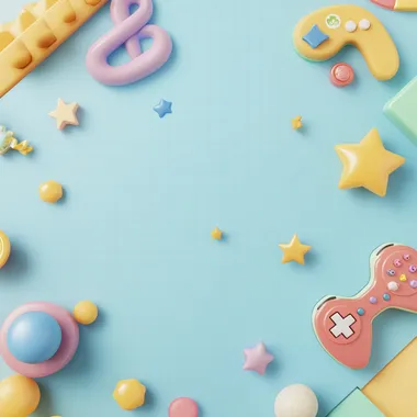 Playful Casual Game Background with Pastel Colors Playful Casual Game Background with Pastel Colors