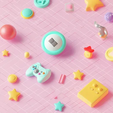 Playful Casual Game Background with Pastel Colors Playful Casual Game Background with Pastel Colors