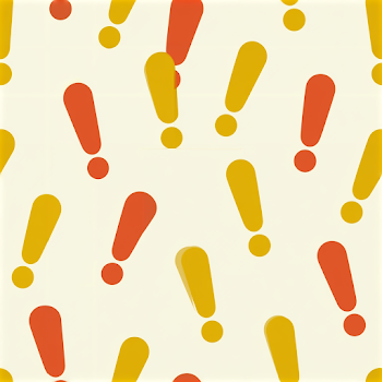 Playful Exclamation Mark Pattern