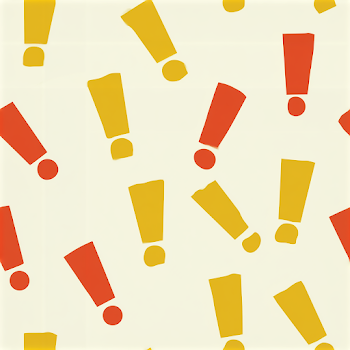 Playful Exclamation Mark Pattern