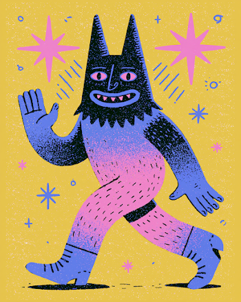Playful Fantasy Character with Quirky Proportions