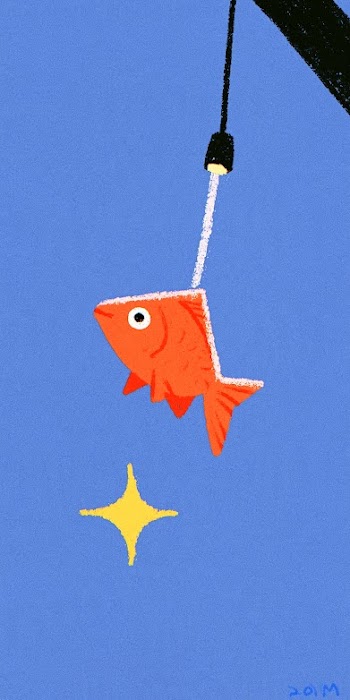 Playful Fish Illustration
