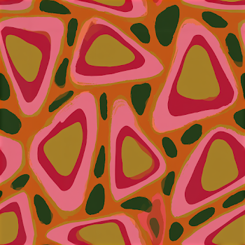 Playful Mid-Century Modern Seamless Pattern