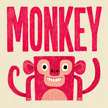 Playful Monkey Illustration