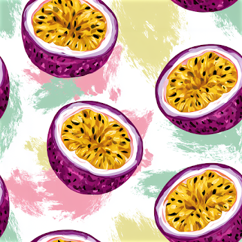 Playful Passion Fruit Pattern
