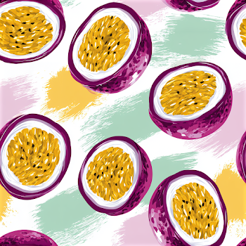 Playful Passion Fruit Pattern