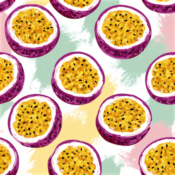 Playful Passion Fruit Pattern