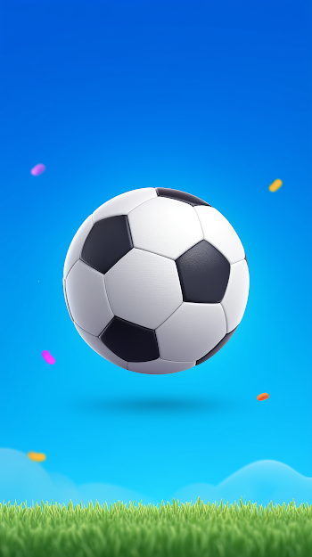 Playful Soccer Ball Vector Art for Mobile Game
