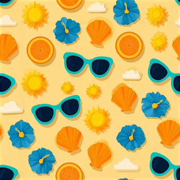 Playful Summer Vacation Pattern