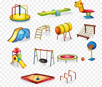 Playground Cartoon Clip art - Cartoon toys children's play facilities 