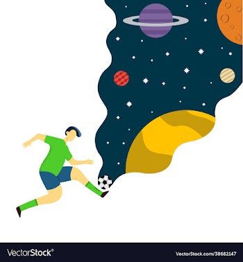 playing football