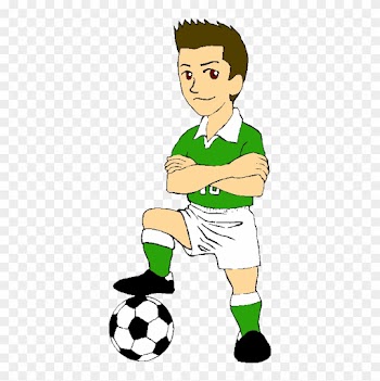 Playing Soccer Clip Art - Captain Football Team Clipart