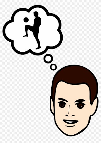 Playing Soccer Clip Art - Thought Bubble Pdf