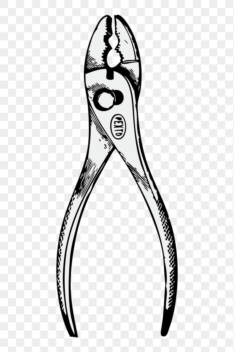 Pliers tool png sticker illustration, | Free PNG - rawpixel